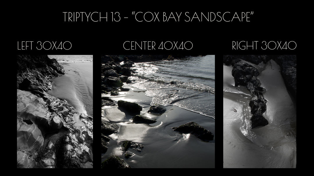Triptych #13 "Cox Bay Sandscape"